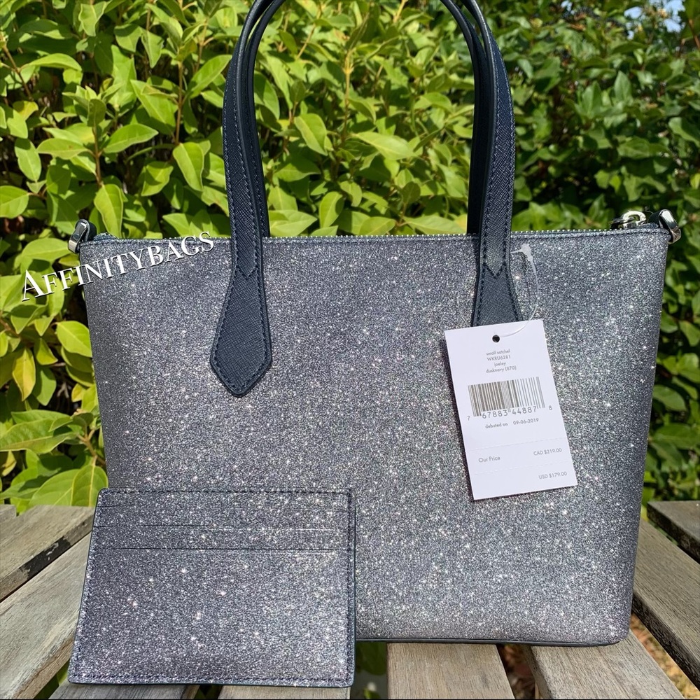 Kate spade joeley satchel glitter card holder - Picture 5 of 7